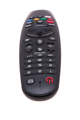 tv remote isolated
