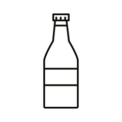 beverage water bottle drink line icon