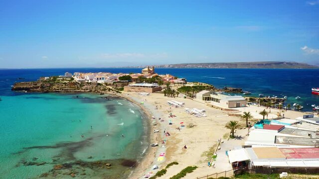 Tabarca also known as Nova Tabarca, islet located in the Mediterranean Sea, close to the town of Santa Pola, in the province Alicante, Valencian community, Spain.