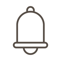 bell sound line style icon