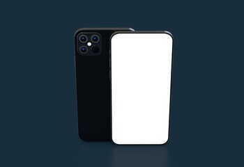 a digital smartphone device mobile phone 3d isolated