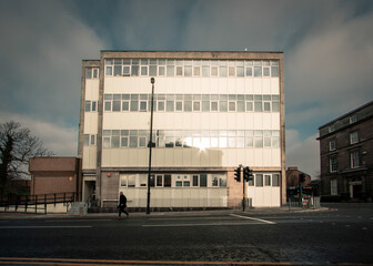The architecture that surrounds Hamilton Square, Birkenhead, England.