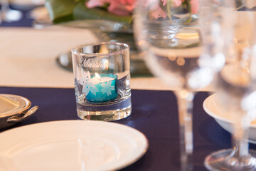 Aromatic candles decorated at a wedding_04