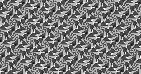 repetitive abstract geometric monochrome pattern-10r2b of the polygon-10r2