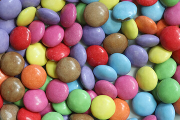colorful chocolate candies