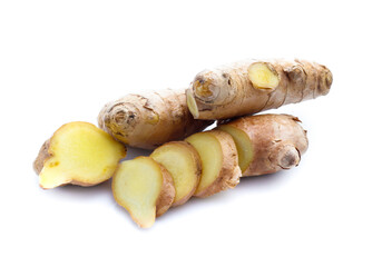 ginger on white background