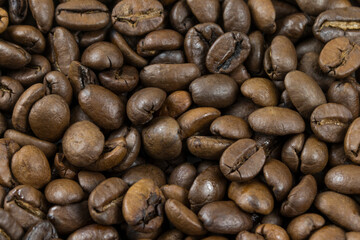 brown coffee beans, pattern, background
