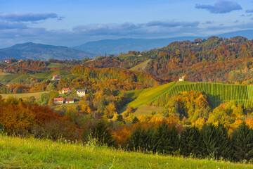 Charming little church in South Styria ( Austrian Tuscany), a famous region on the border between...