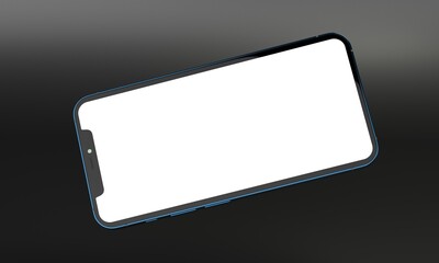 modern mobile smartphone digital 3d isolated