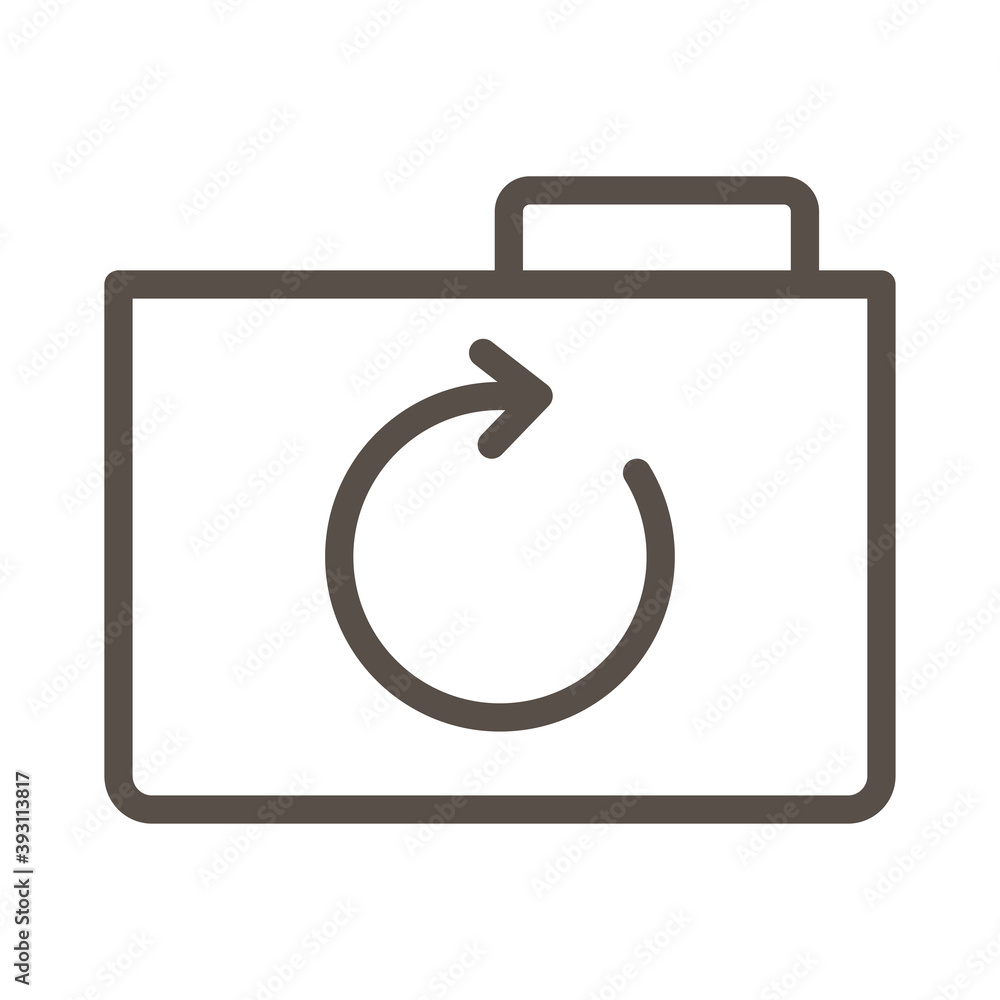 Poster folder file document line style icon