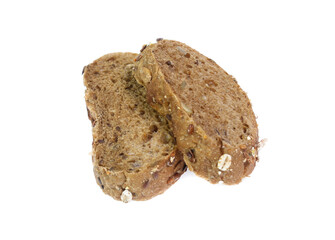 Bread isolated on white background