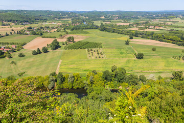Fototapeta na wymiar View of the Dordogne Valley