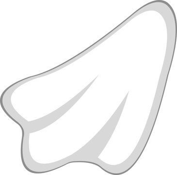 recommend clip art: Vector illustration of emoticon of a handkerchief