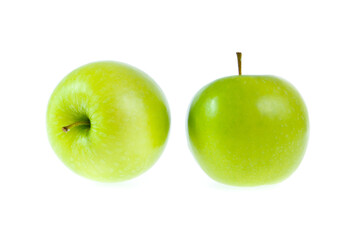 green apple isolated on white