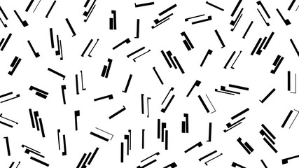 Abstract geometric random urban style black and white creative ink pattern vector design. Monochrome simple details vector illustration pattern, creative graphic web design fashion backdrop