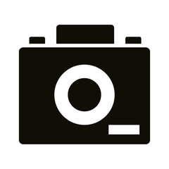 camera photographic silhouette style icon