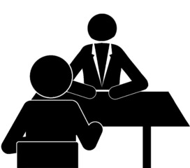 business job interview icon