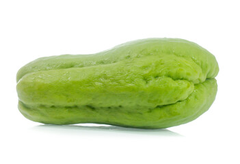 chayote isolated on white