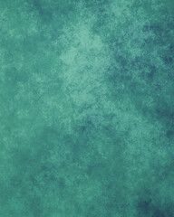 3D Green and dark blue concrete wall background