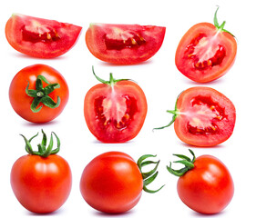 tomato isolated on white background