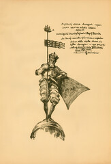 Zygmunt August na wieży ratuszowej (tytuł oryginalny „Zygmunt III na szczycie wieży