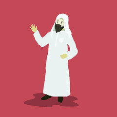 prayer Muslim character background
