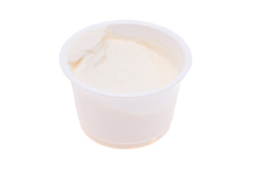 yogurt isolated