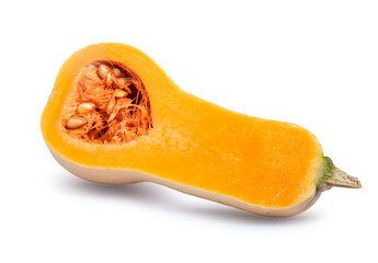 pumpkin butternut isolated on white background