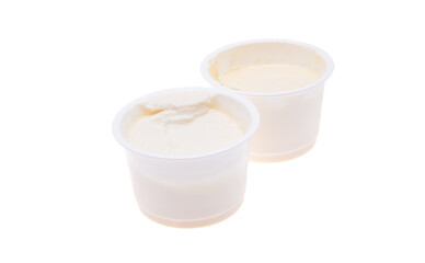 yogurt isolated