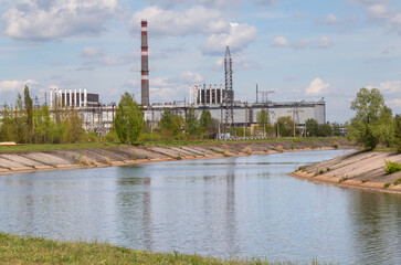 Obraz premium Lake in Chernobyl