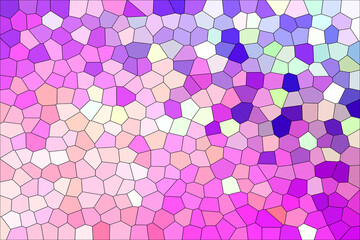Abstract Pink & Blue Shades Modern Mosaic Tiles Material Texture Background