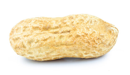 Peanuts isolated on white background