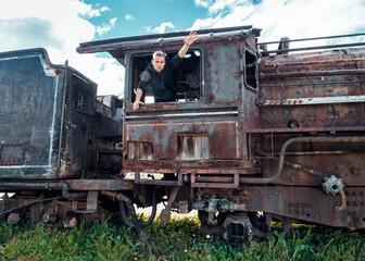 old steam locomotive
