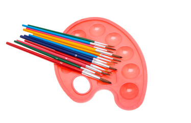 watercolor brush isolated