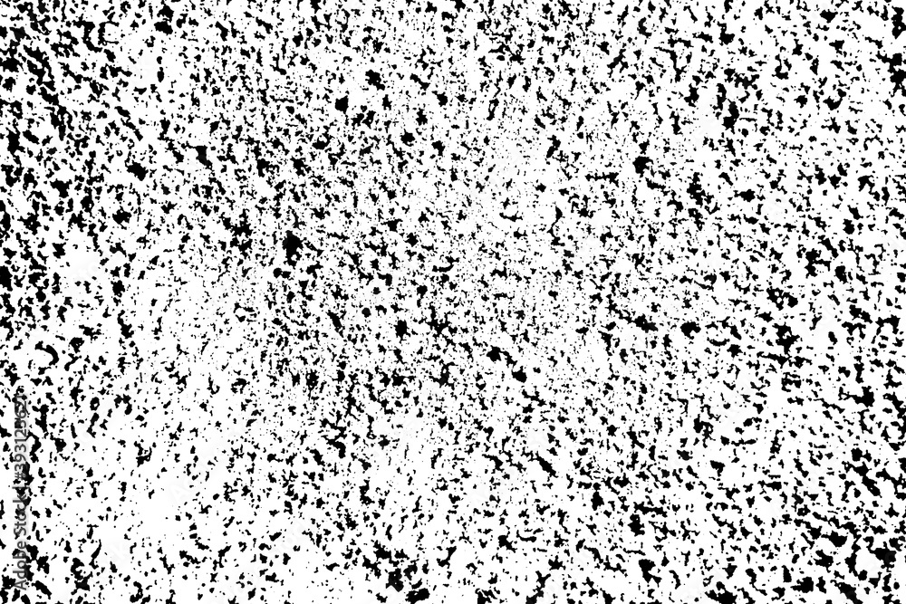 Poster grunge texture. abstract distress pattern. black rough flecks on white background for effect overlay