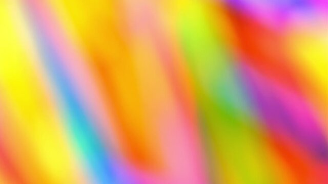Background. Colorful creative abstract art rainbow gradient smooth horizontal motion 4K.