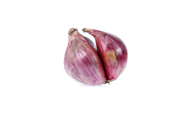 red onion isolated on white