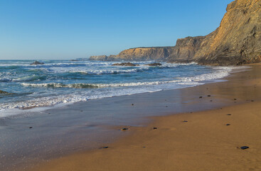 Atlantic rocky coast view