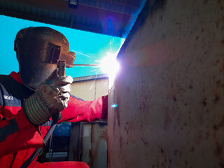 welder at work