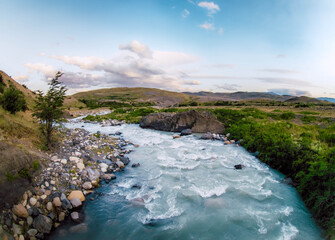 river in mountains