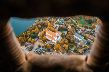 aerial view of the city