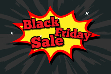 Black Friday sale 2020. Illustration desing for advertising brochure promotion