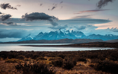 sunrise in the mountains