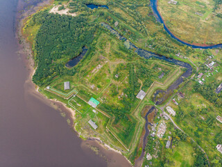 August, 2020 - Arkhangelsk. The first bastion fortress in Russia. Novodvinsk fortress.