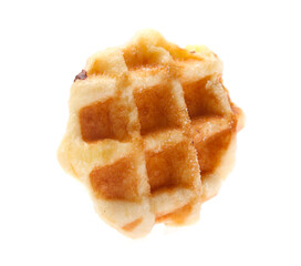 waffles isolated on white background