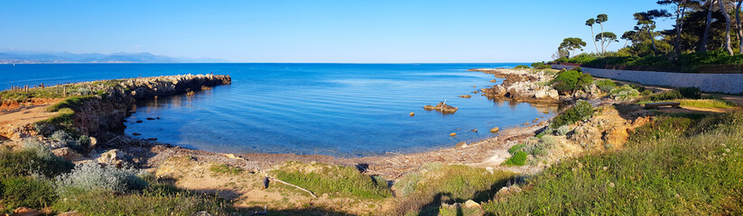 Landscape in the Cap d'Antibes, South of France