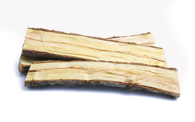 Pile of firewood Log wood isolated on a white background