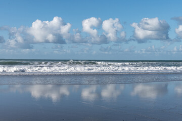 clouds over the sea