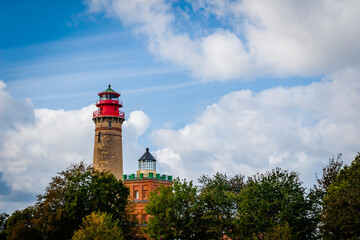 Fototapeta na wymiar Lighthouses at Cape Arkona, island of Rügen, Germany
