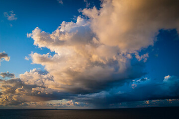 Obraz premium Stormy weather at Cape Arkona, island of Rügen, Germany